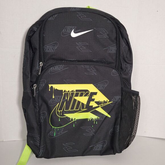 Nike Backpack Black Volt 3Brand Collection by Russell Wilson School Laptop Bag - Picture 1 of 14